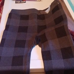 Belk's plaid leggings